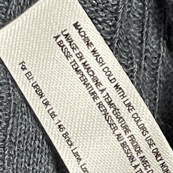 FP Beach Womens Size Large Mock Neck Sweet Rose Tunic Top 3/4 Sleeve Ruffle Gray - Picture 5 of 9